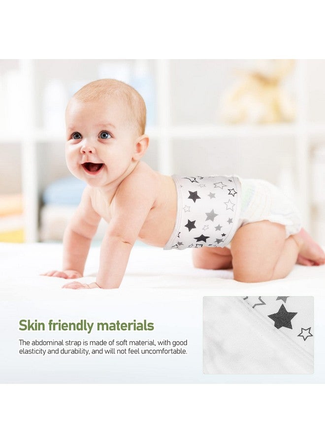 Healifty 8 Pcs Cartoon Cotton Baby Infant Umbilical Cord Belly Bands Baby Belly Protector Soft Newborn Navel Belt for 0-12 Months Babies, 8 Styles - Image 4