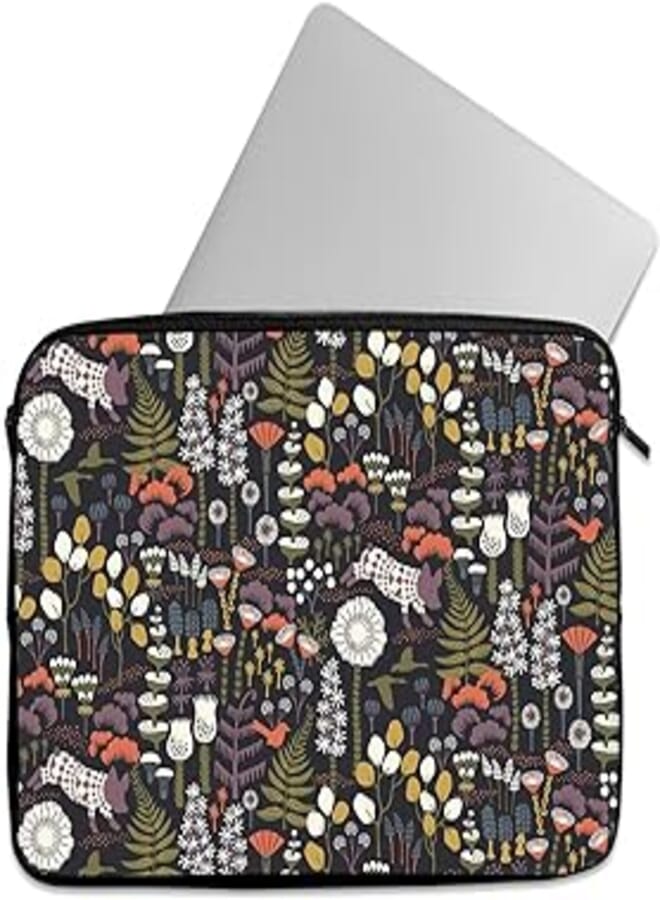 15.6" 15" 15" Laptop Sleeve Casual Zipper Tote Bag with Print Design for 15.6 Inch and 15 Inch Laptop (408)