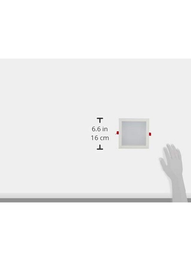 Havells 15W LED Square Surface Panel Light|Cool White|Energy Efficient|Premium Downlight for Home and Office|BIS Approved |(White Bezel,Black Housing)| Pack of 1 - Image 3