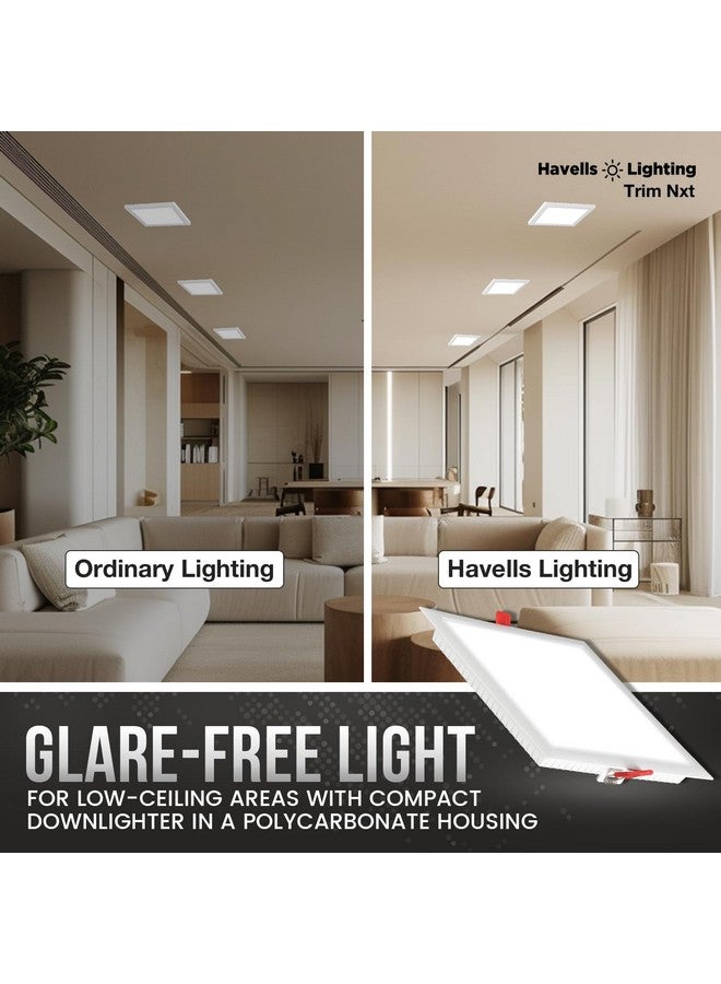 Havells 15W LED Square Surface Panel Light|Cool White|Energy Efficient|Premium Downlight for Home and Office|BIS Approved |(White Bezel,Black Housing)| Pack of 1 - Image 5