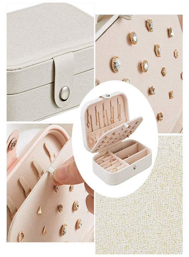 EBOFAB Jewelry Box, Double Layer Jewelry Organizer for Necklace Earrings Ring Watch Bracelet Storage Jewelry Case for Women Girls Gift (Pink). - Image 4