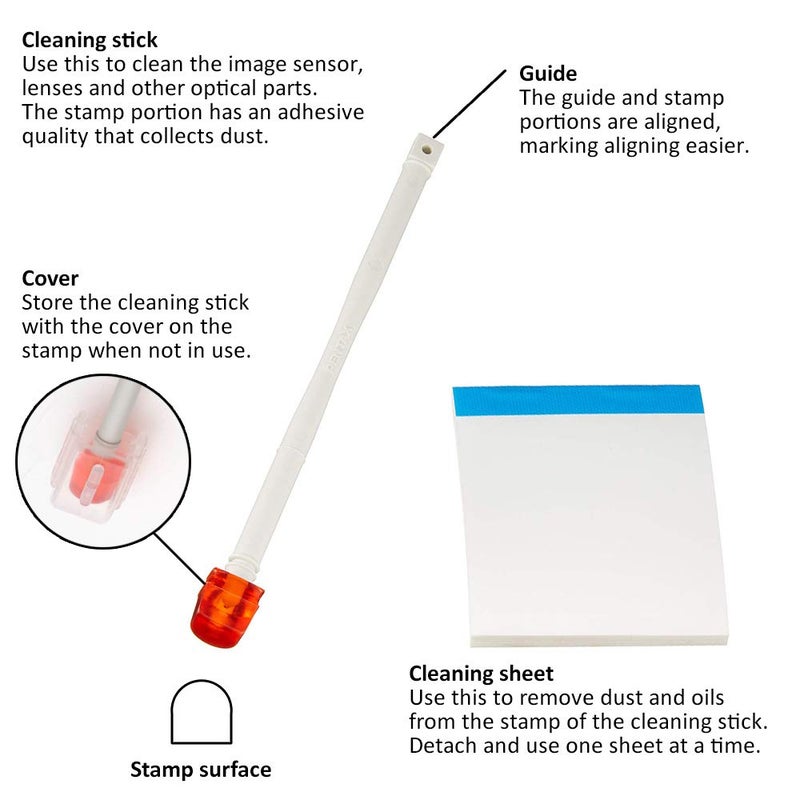 Pentax Sensor Cleaning Kit O-Ick1: Professional Sensor(Ccd/CMOS) Cleaning for Digital Slr Cameras, Mirrorless Cameras and Lenses Easy to Use with Urethane Resin Stick and Cleaning Sheets Made in JAPAN - Image 3