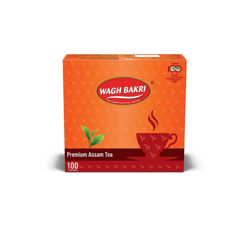 Wagh Bakri Premium Tea Bags 100 Bags - Image 1