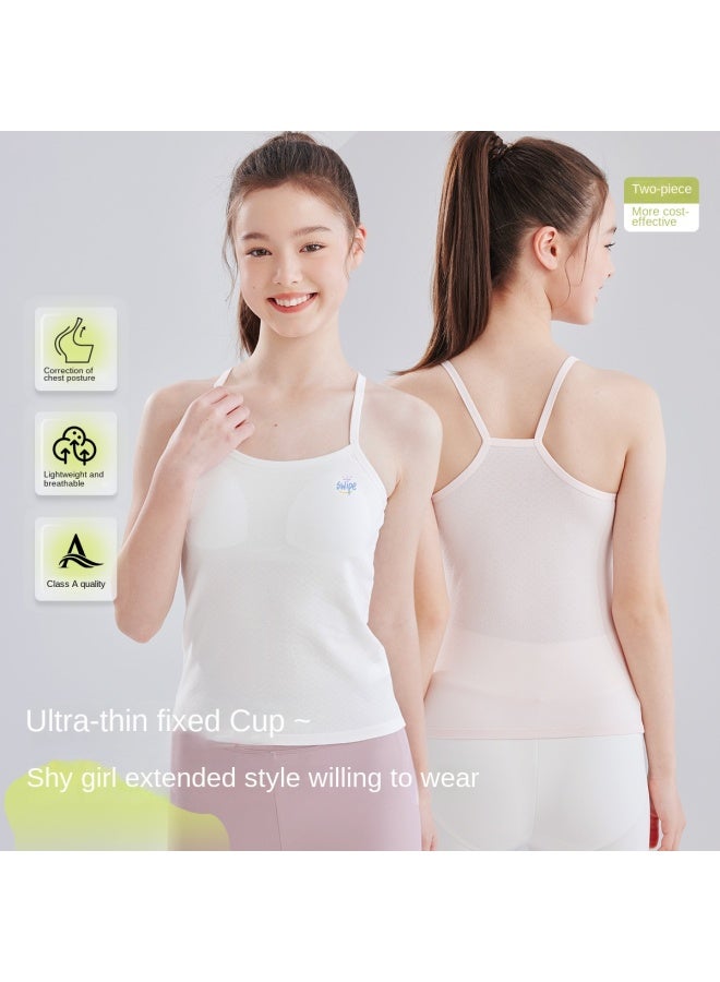 DEESHA Posture-correcting 2-piece Set】fixed Cup Bra For Girls Aged 12-16 - Anti-hunchback Teenage Underwear For Developing Stage - Image 2