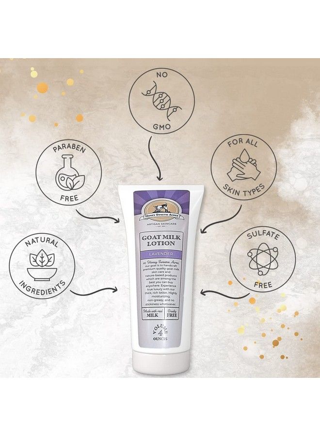 Honey Sweetie Acres Goat Milk Lotion Cruelty Free Goat Milk Body Lotion 4 Ounce Premium Hydrating Goat Milk Lotion For Women Great Moisturizing Goat Milk Lotion (Lavender)  - Image 5