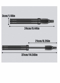 SYOSI Portable Air Pump Sports Ball Tool Inflator Ball Pump with 1 Pcs Needles 1 Pcs Valve Adapter for Football Basketball Volleyball Rugby Balloons Swim Inflatables  - Image 5