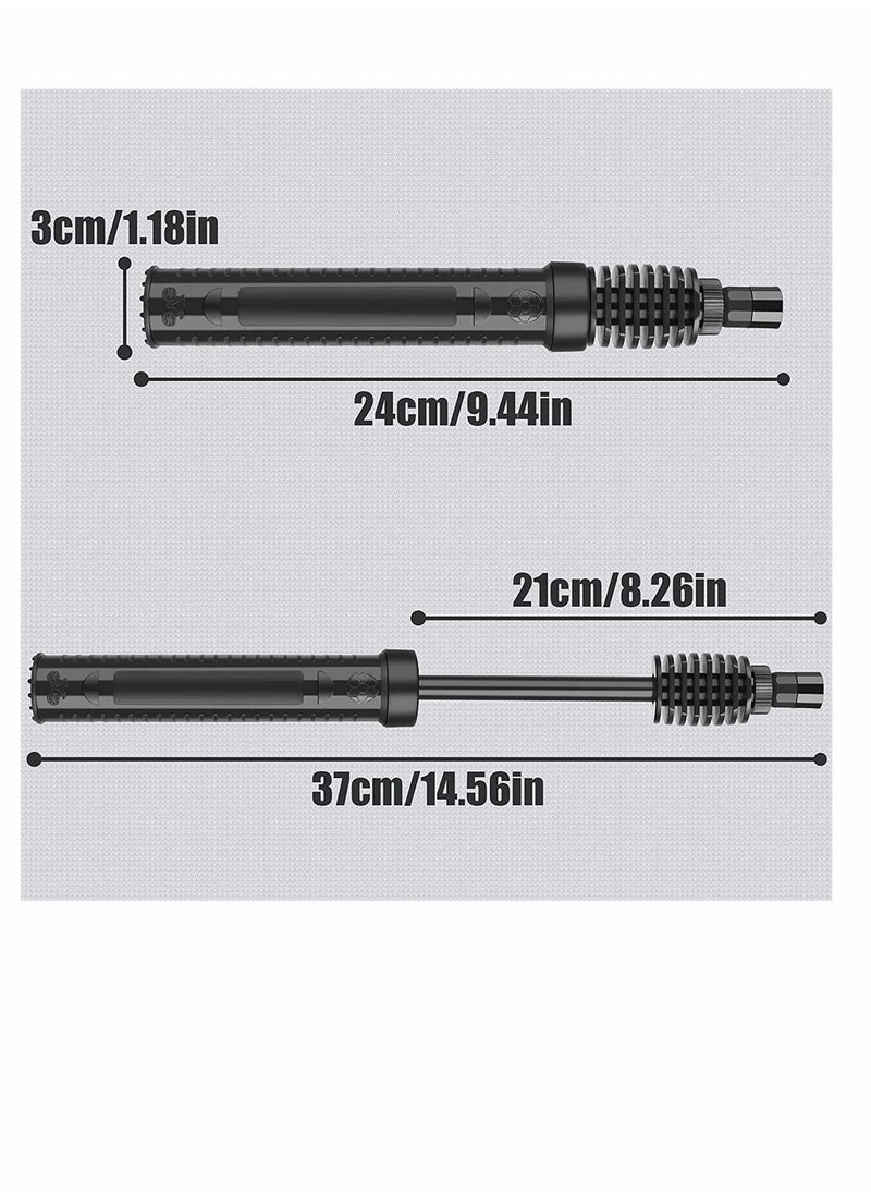 SYOSI Portable Air Pump Sports Ball Tool Inflator Ball Pump with 1 Pcs Needles 1 Pcs Valve Adapter for Football Basketball Volleyball Rugby Balloons Swim Inflatables  - Image 5
