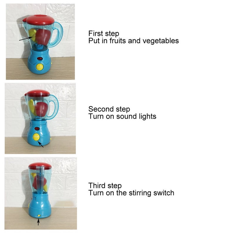 Children Simulation Kitchen Toy - Juicer, Mixer & Bread Machine - Image 5