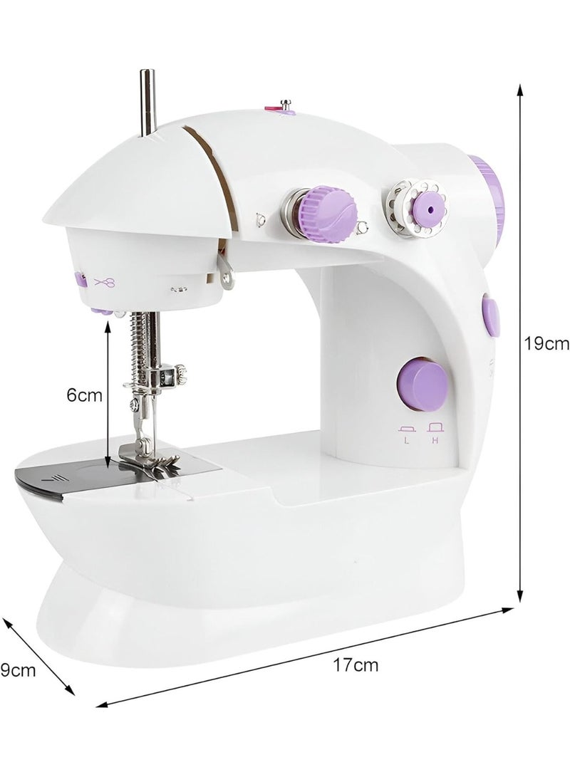 ماكينة خياطة صغيرة محمولة – ماكينة خياطة كهربائية صغيرة متعددة الغرز – سهلة الاستخدام للمبتدئين – إصلاح الملابس والأدوات المنزلية - Image 4