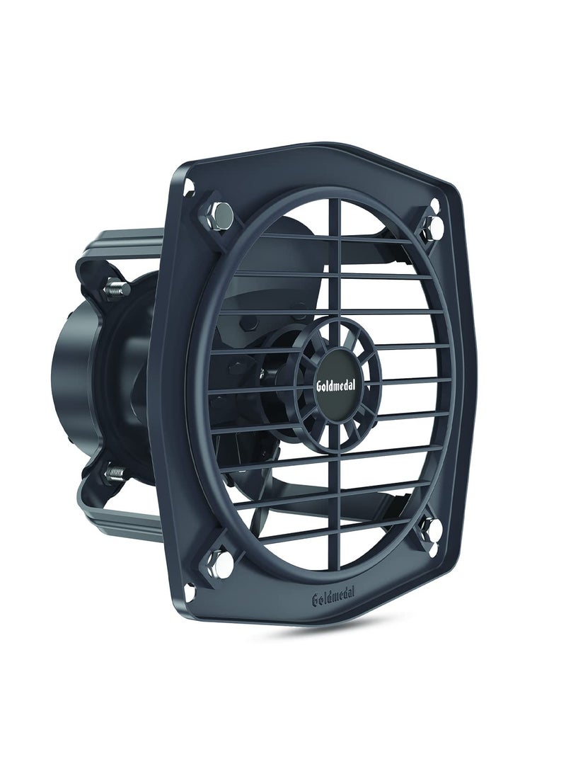 GOLD MEDAL Goldmedal Rapido 300 MM Ventilation Fan for Kitchen Bathroom and Office with Strong Air Suction Cutout Size 300 mm Grey  - Image 1