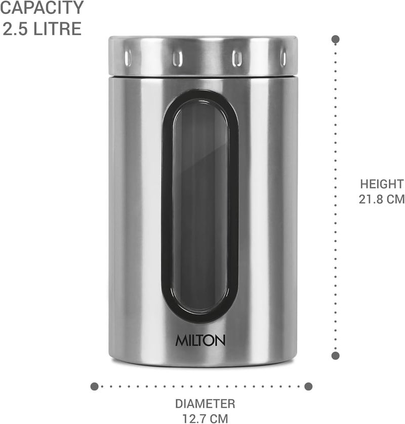 Milton جرة تخزين ميلتون الفولاذية المقرمشة - 2.5 لتر - Image 5