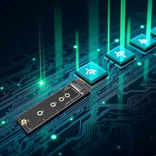 Jizlan Wireless for M.2 A/E for Key Slot to for M.2 for M for Key WiFi Bluetooth-Compatible Adapter for NVMe PCI for Express M.2 Nvme Ssd Card M2 Key A-E to M2 NVME Adapter Converter Card - Image 5