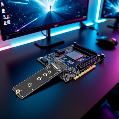 Jizlan Wireless for M.2 A/E for Key Slot to for M.2 for M for Key WiFi Bluetooth-Compatible Adapter for NVMe PCI for Express M.2 Nvme Ssd Card M2 Key A-E to M2 NVME Adapter Converter Card - Image 3