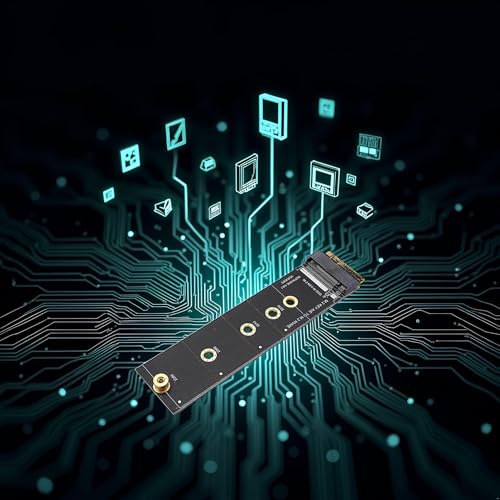 Jizlan Wireless for M.2 A/E for Key Slot to for M.2 for M for Key WiFi Bluetooth-Compatible Adapter for NVMe PCI for Express M.2 Nvme Ssd Card M2 Key A-E to M2 NVME Adapter Converter Card - Image 2