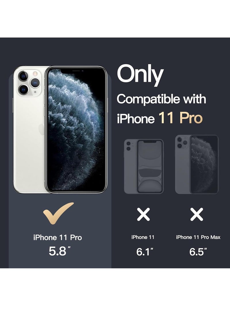 DUSALA IPhone 11 Pro Case Camera Control Compatible with MagSafe Shockproof Military-Grade Protection Magnetic Phone Case for iPhone 11 Pro Classic Hybrid Case Clear - Image 2