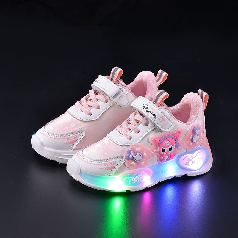 Mesh Sneakers Lightweight Flexible Sole Walking Shoes For Kids Indoor And Outdoor Activities - Image 1