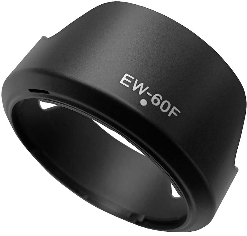 HUIPUXIANG EW-60F Lens Hood for Canon RF-S 18-150mm F3.5-6.3 is STM on EOS R7 R10, EF-M 18-150mm f/3.5-6.3 is STM on EOS M5 M6 M50 Camera (for Accessories),HUIPUXIANG 55mm Lens Hood - Image 1