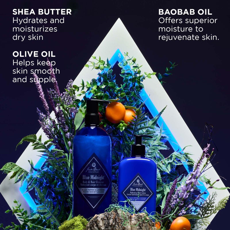 Jack Black Blue Midnight Hydrating Body Lotion, 16oz - Image 3