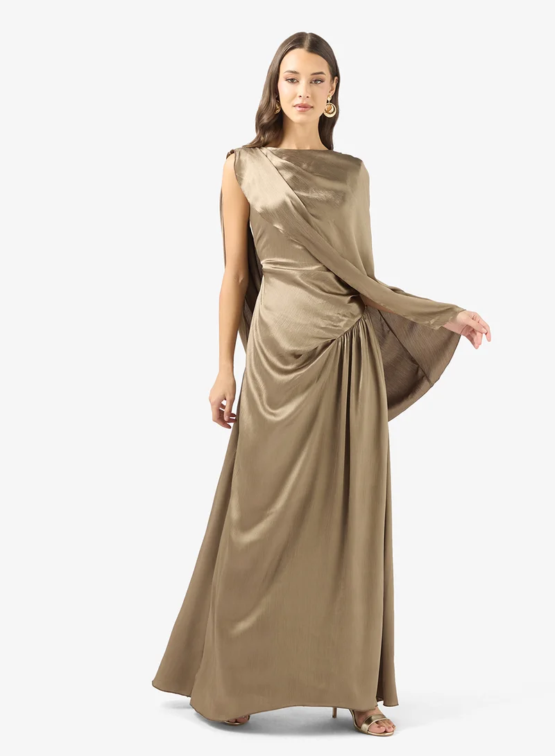 One Shoulder Maxi Dress