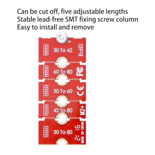 JOYJOM Nvme NGFF M.2 2230 to 2242 Adapter, 2230 to 2280 Adapter, 2230 to 2260 Extender, Support 2240 to 2280, 2260 to 2280 M2 - Image 3