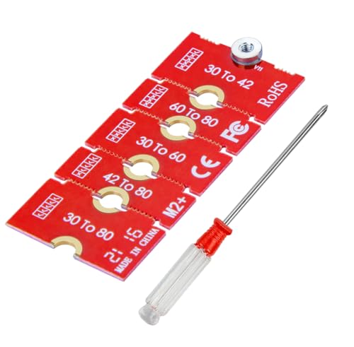 JOYJOM Nvme NGFF M.2 2230 to 2242 Adapter, 2230 to 2280 Adapter, 2230 to 2260 Extender, Support 2240 to 2280, 2260 to 2280 M2 - Image 1