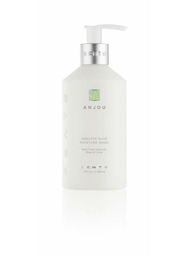 zents Ageless Aloe Moisture Wash, Anjou, With Fruit Extracts, Shea Butter & Lotus, 10 fl oz / 300 ml - Image 1