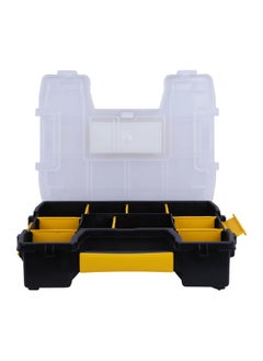 Stanley STANLEY STST1-70720 Professional Heavy Duty 10 Compartment Sort Master Light Organizer, 2.5 Kg Weight Capacity, Customizable 8 Removable Dividers, Polypropylene Textured Lid, 11.6x29.3x22.4 cm  - Image 3
