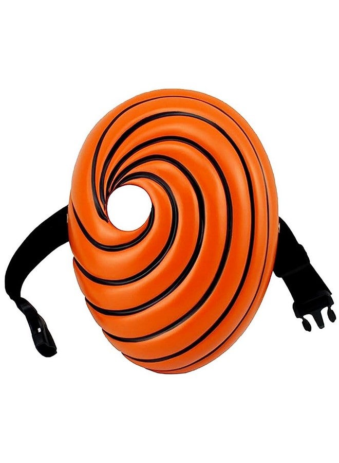 Fancyku ® Tobi Obito Mask Resin Mask Costume Mask Cosplay Props Halloween Party Gift For Kids Ninja Anime Uchiha Cosplay - Image 1