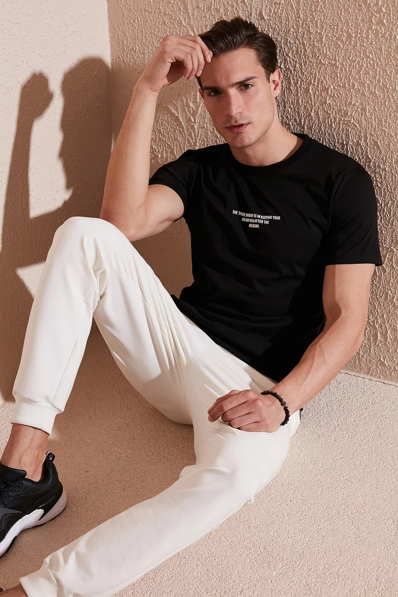 Buratti Cotton Regular Fit Crew Neck T Shirt Men's T Shirt 5902624