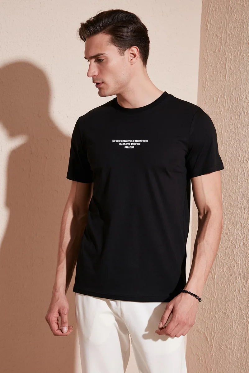 Buratti Cotton Regular Fit Crew Neck T Shirt Men's T Shirt 5902624