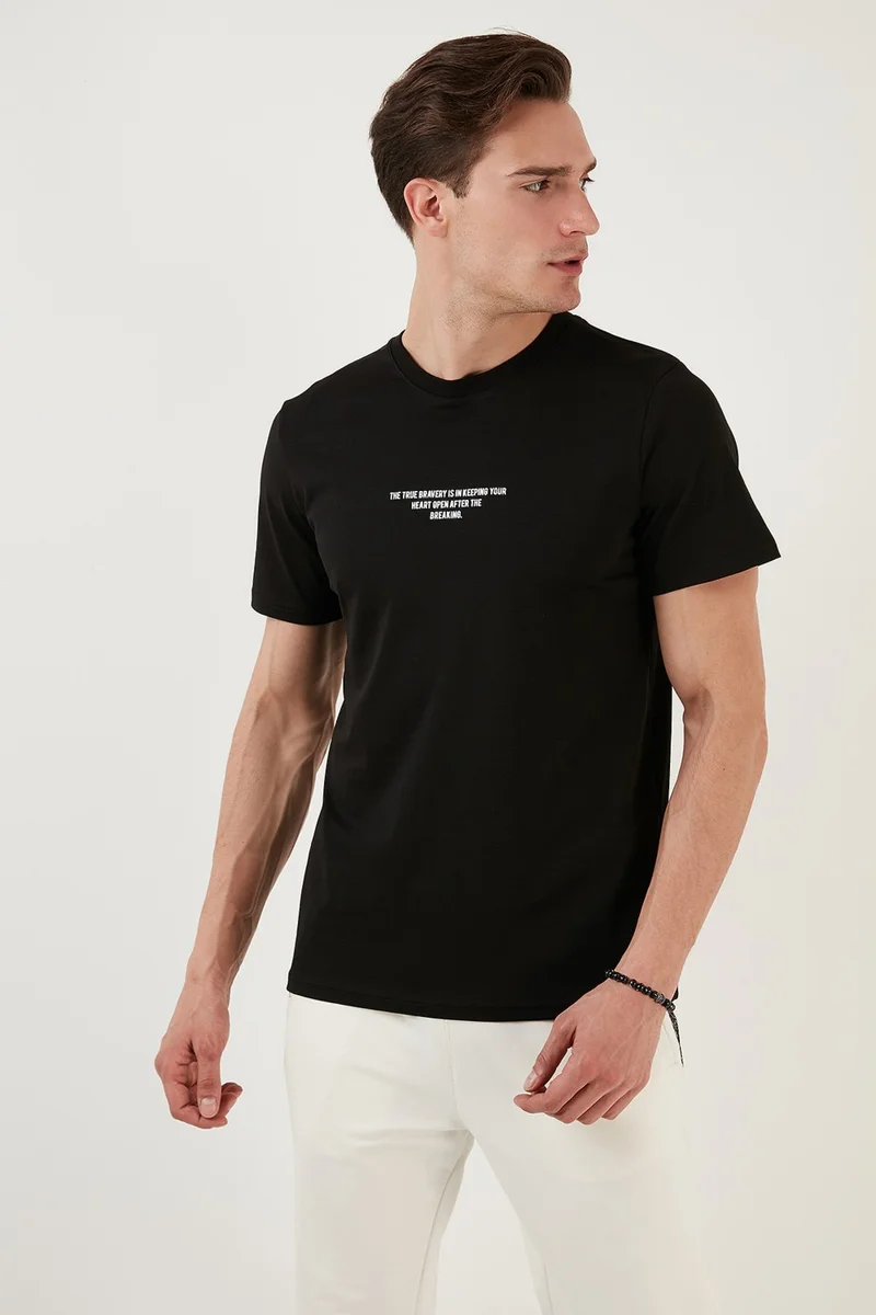 Buratti Cotton Regular Fit Crew Neck T Shirt Men's T Shirt 5902624