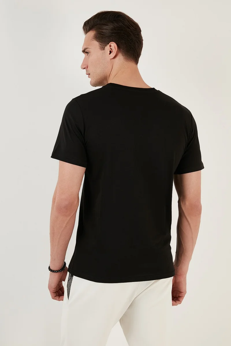 Buratti Cotton Regular Fit Crew Neck T Shirt Men's T Shirt 5902624