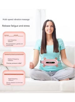 TIGER Cramps Menstrual Period Pain Relief Smart Heating Pad, Vibration Massage Belt for Period Cramps, Comfortable Belly Massager for Women – Available in Blue and Pink  - Image 5