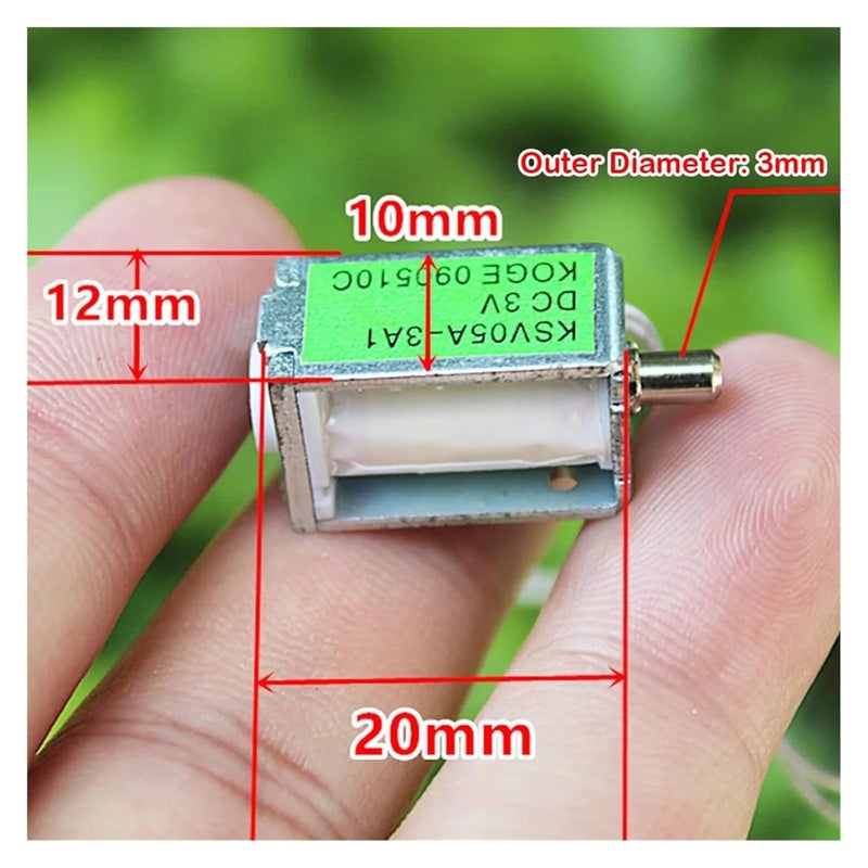 5PCS Normally Open N O DC 3V 5V Solenoid Valve 1 Way Control Switch - Image 3