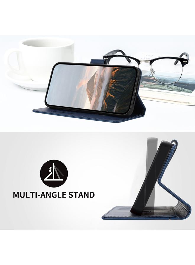 زبون جراب هاتف جلدي بتصميم مثلث مع مشبك لهاتف Infinix Smart 8 Pro - Image 4