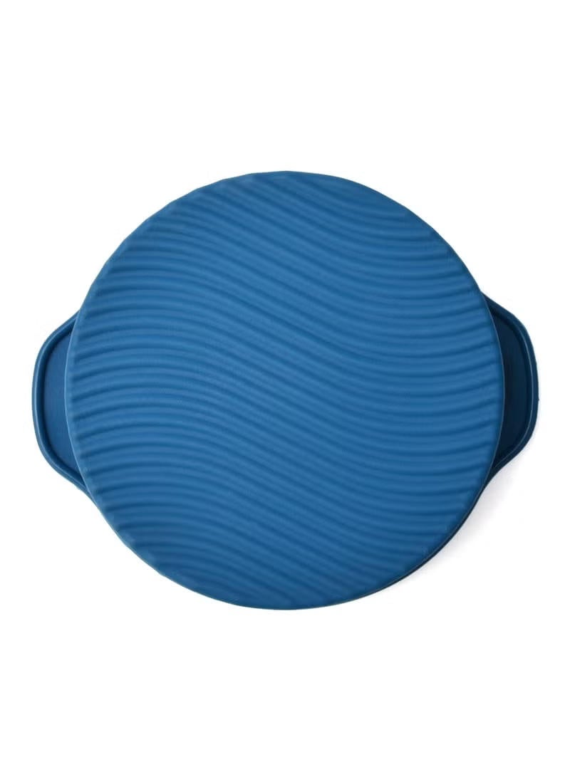 Nautilus Kitchenware Silicone Round Baking Mould Blue Small 58 cm x 53 cm - Image 4