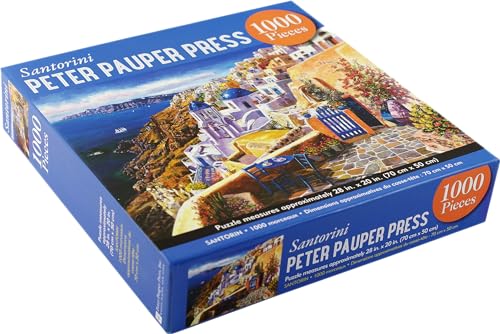 PETER PAUPER PRESS Santorini 1000 Piece Jigsaw Puzzle - Image 3