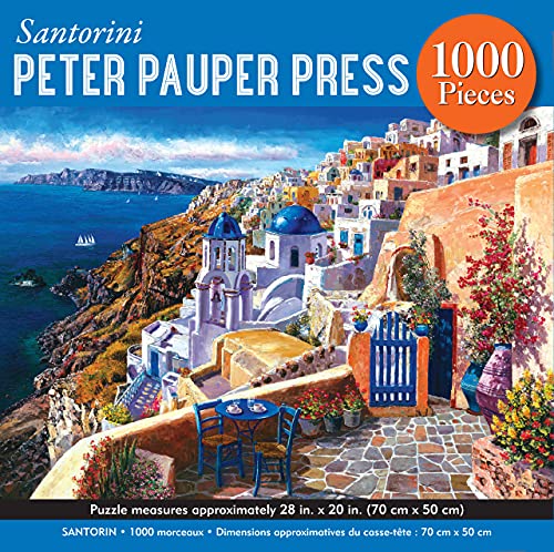PETER PAUPER PRESS Santorini 1000 Piece Jigsaw Puzzle - Image 2
