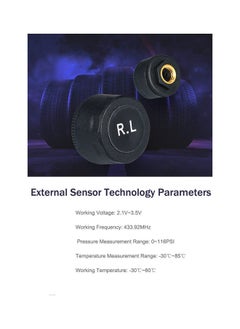 NIBEMINENT 9-Piece Tire Pressure Monitoring System Set  - Image 2