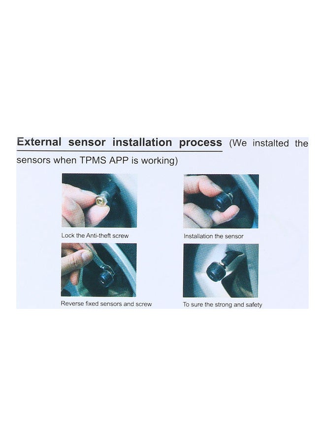 NIBEMINENT - 9-Piece Tire Pressure Monitoring System Set - Image 1
