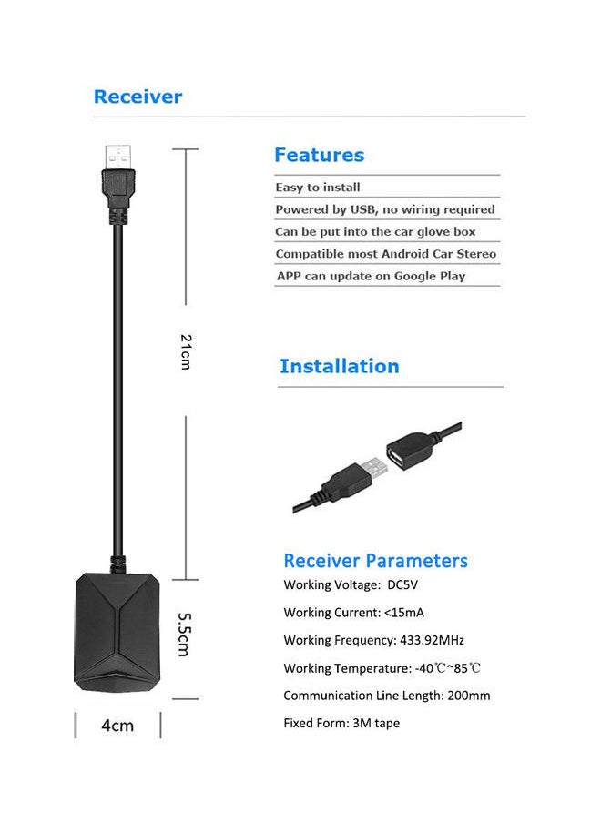 NIBEMINENT - 9-Piece Tire Pressure Monitoring System Set - Image 1