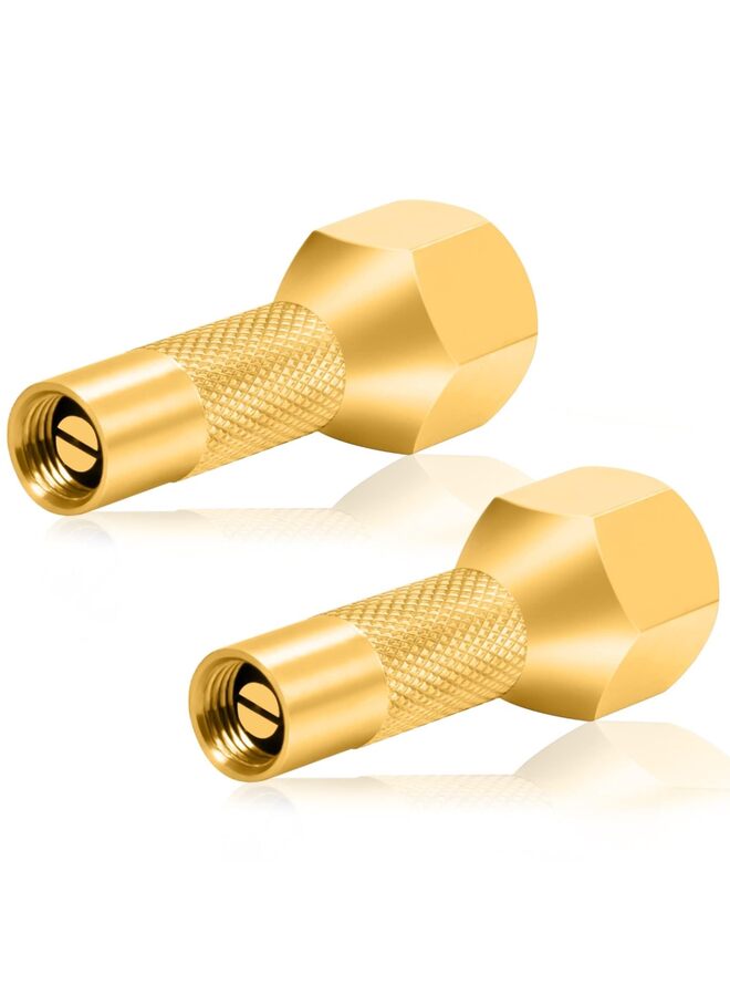 قطعتان من ظرف الهواء، فوهة نفخ الإطارات بمقاس 45 مم × 16 مم × 10 مم، لملحقات ضاغط مقياس نفخ الإطارات، ظرف دوار - Image 1