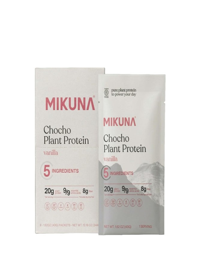 Mikuna Plant Protein Powder, Vanilla (8 Servings) - 5 Ingredients, Non-Isolate, Lectin Free, Vegan Protein - 20g Protein, 8g Fiber - Dairy Free, Pea Free, Gluten Free, Low FODMAP, GLP-1 Friendly - Image 1