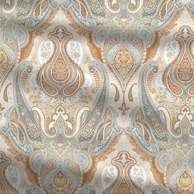 Trident Soft Comfort Fittedsheet for Double Bed, 210 TC 100% Cotton Elastic Fitted Bedsheet, Soft and Breathable, King Size Fitted Bedsheet with 2 Pillow Covers - Diana - Image 5