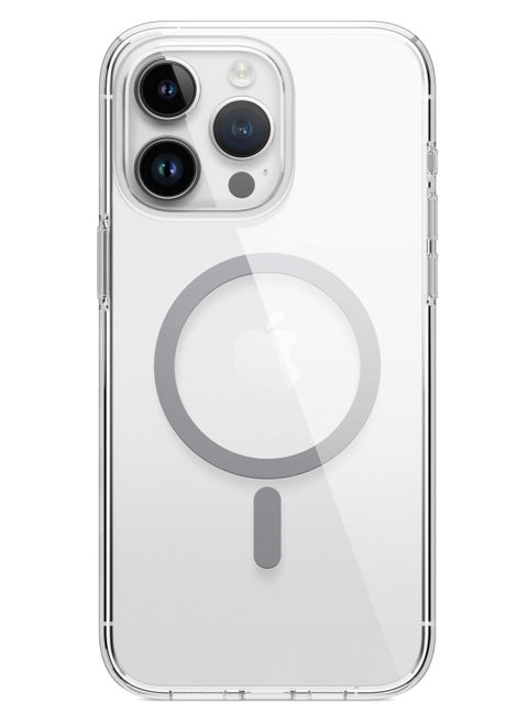 Magnetic Hybrid for iPhone 15 Pro MAX Case Cover with MagSafe - Gray