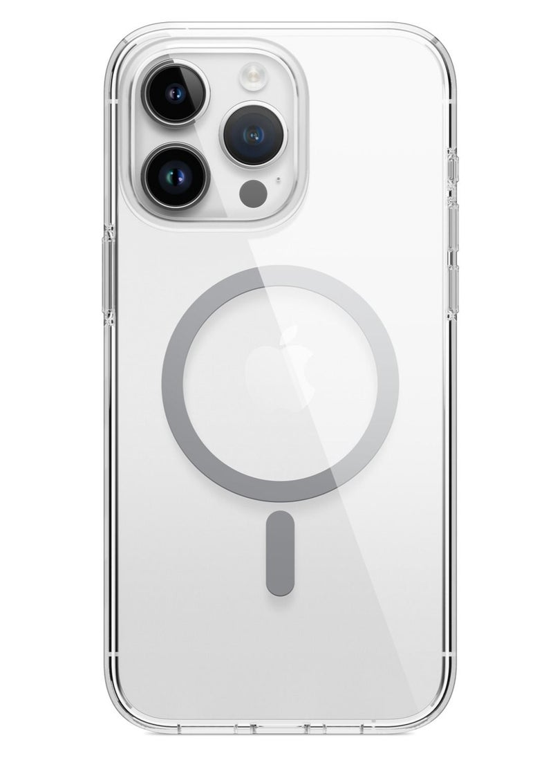 Elago - Magnetic Hybrid for iPhone 15 Pro MAX Case Cover with MagSafe - Gray - Image 1