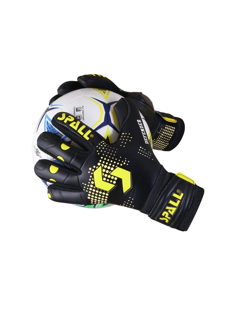 Spall Goal Keeper Gloves Strong Grip With Finger Spine Double Wrist Protection Prevent Injuries For The Toughest Saves Goalie Training Gloves For Men And Women  - Image 3