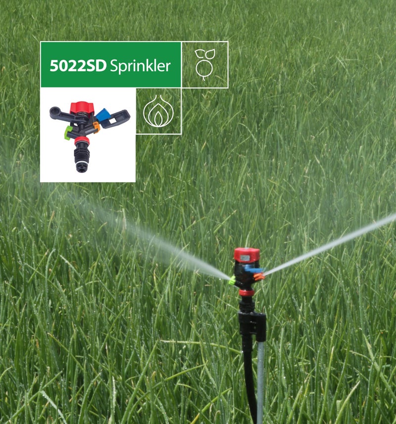 APPSTER 5pcs Super Diffuser 360degree Sprinkler for Irrigation Germination of Vegetables, Flowers, Nursery Crops, Farm Greenhouse Garden - Upto 12 Meter Range | 1/2” Male Threaded (Pack of 5) - Image 2