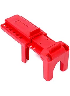 Arabest Ball Valve Lockout, 1/2 - 2-1/2 Diameter, 10 Pack, Red  - Image 2