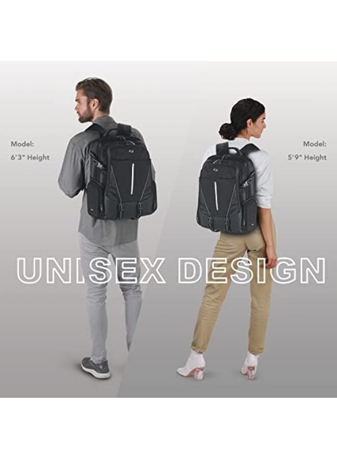 سولو حقيبة ظهر للكمبيوتر المحمول Rival مقاس 17.3 بوصة مع جيوب جانبية صلبة - Image 4